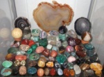 Collection of stones, polished